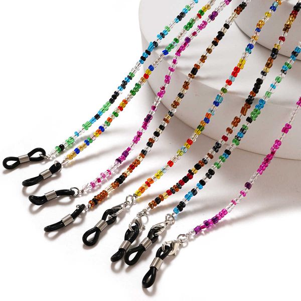 

accessories colorful beaded glasses chain fashionable anti-skid mask rope hanging rope accessories