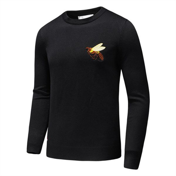 

designer sweater man for woman knit crow neck womens fashion letter black long sleeve clothes pullover oversized blue a99, White;black