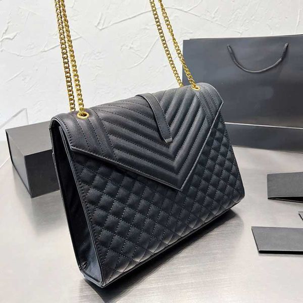 

designer bag shoulder bags genuine leather designer envelope bag sheepskin caviar gold chain crossbody bags large capacity handbag flap purs