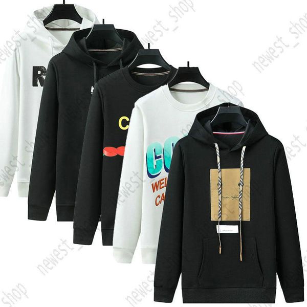 

xxxl 2022 designer mens hoodies sweatshirts classic paris london england letter print pullover long hoody striped casual cotton clothing jum, Black