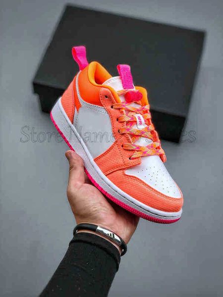 

designer shoes 1 low wmns utility gs plus total orange women trainer
