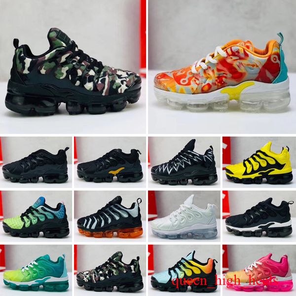 

2022 tn plus kids shoes athletic outdoor sports running shoes children sport boy and girls trainers tns sneaker classic toddler sneakers siz, Black