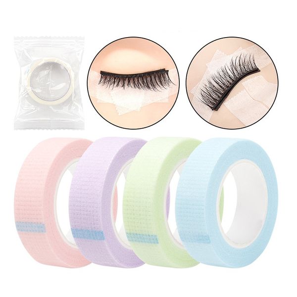 

1 roll false eyelash extension tape adhesives fabric eye pads for grafting fake lash eyeliner supplies