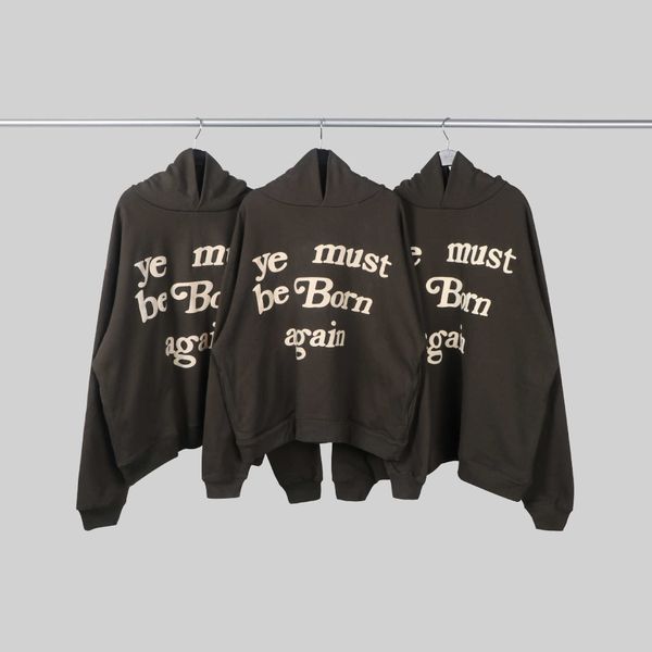 

concert cpfms hoodies trendy designer limited reborn foam washing make old high street loose hoodie, Black