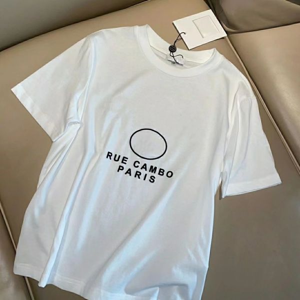

designer women mens t shirt womens letter print short sleeve round neck cotton tees polo size s-6xl, White;black
