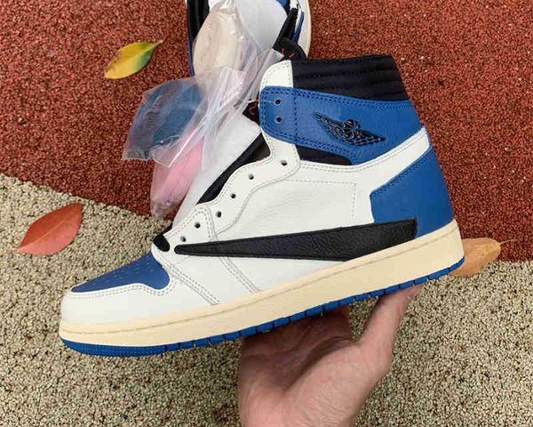 

shoes sports sneakers basketball blue white leather mens high og 1 ts x fragment jumpman womens, Black