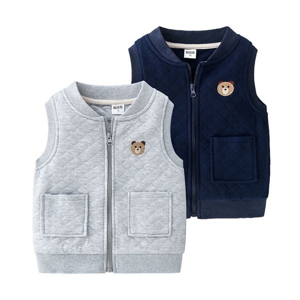 

waistcoat children's vest kids thicken outerwear for boys autumn winter girls cotton sleeveless jackets 221109, Camo