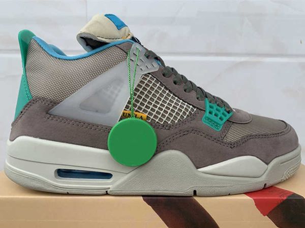 

2021 with socks jumpman 4 4s taupe haze mens womens outdoor shoes desert moss trainers red thunder university blue white oreo sail sneakers, Black