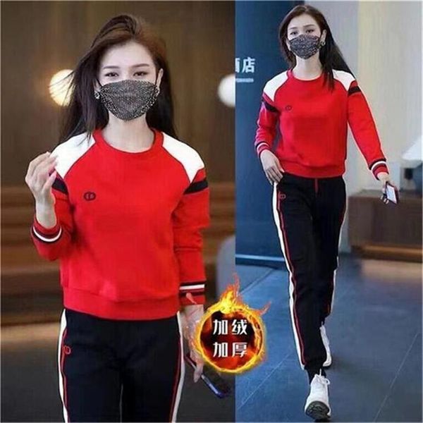 

fashion streetwear luxury womens tracksuits two pieces outfit women crop with pants set outfits casual sweatsuits designer autumn winter siz, Gray