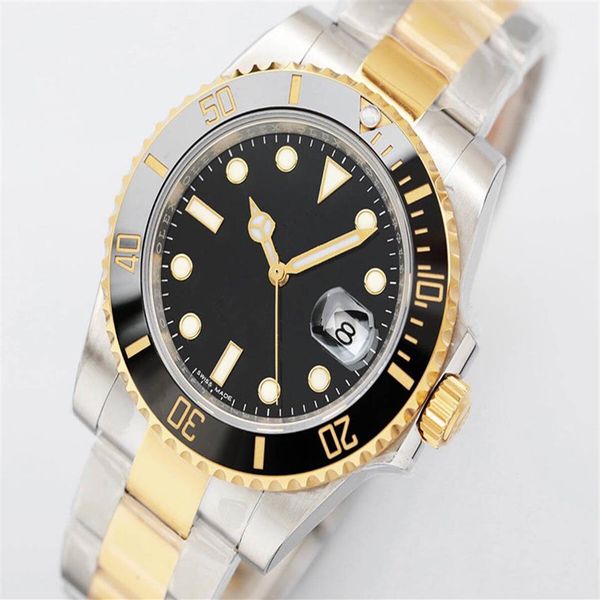 

luxury designer classic fashion automatic mechanical watch size 41mm sapphire glass waterproof function christmas gift245e, Slivery;brown