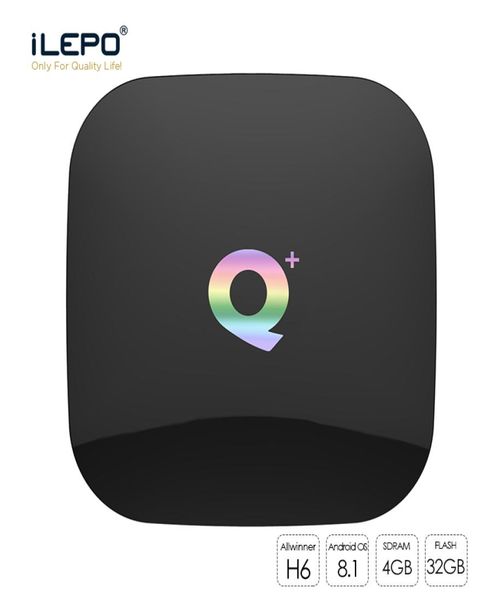 

q plus android 81 tv box h6 quad core 4gb 32gb smart boxes support 24g wifi better than tx3 x965571502
