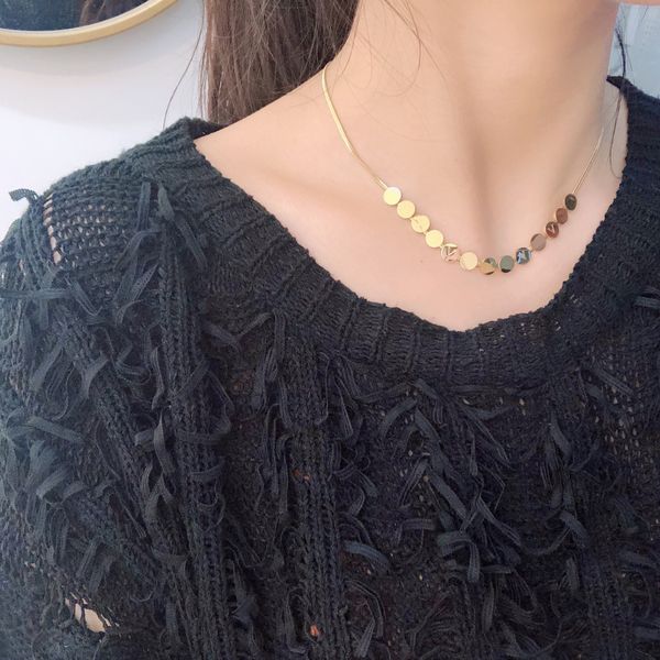 

charm design necklace fashion design necklaces high end style classic premium jewelry accessories delicate gift couple friends family 18k go, Silver