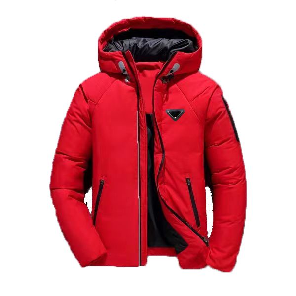 

2023swhiteduckdownjacketsfashioncasualhoodeddownjacketthickenedwarmoutdoorsportsjacketouterwearparkas, Black