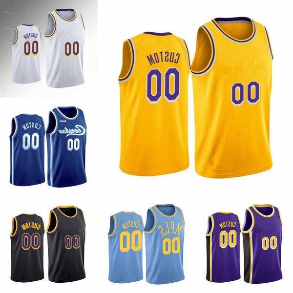 

75th basketball jerseys custom mens womens los angeles''lakers''15 austin reaves lebron 23 james 5 talen horton-tucker 1, Black;red