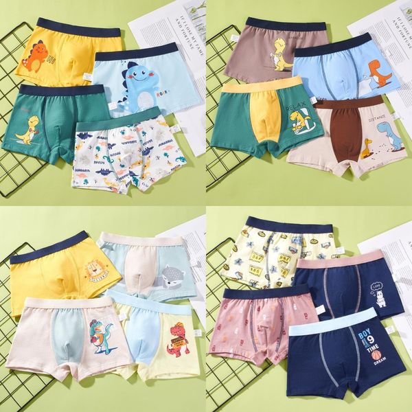 

kids panties underwear cartoon children's shorts panties for baby boy toddler boxers stripes teenagers cotton underpants 4pcs/lot, Camo
