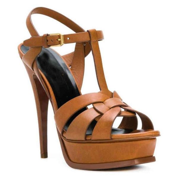 

fashion designer women's shoes stiletto sandals tribute patents leather gladiator sandal platform high-heeled woman buckle strap sandal, Black