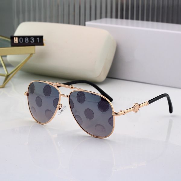 

summer pilot sunglasses mens and women style anti-ultraviolet retro plate oval full frame fashion brand new classic attitude sunglasses for, White;black