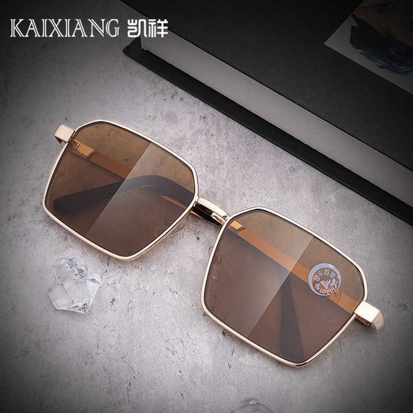 

dezi sunglasses 2022 new crystal glass sunglasses flat mirror pendulum glasses hd wear resistant, White;black