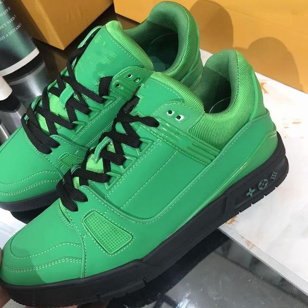 

luxury spring and summer men sports shoes collision color outsole super good-looking are size38-45 mkmm0003 bnw uni, Black