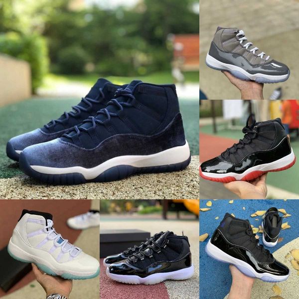

j3s og basketball shoes jumpman jubilee 11 11s high basketball shoes cool grey legend blue midnight navy playoffs bred space jam gamma blue