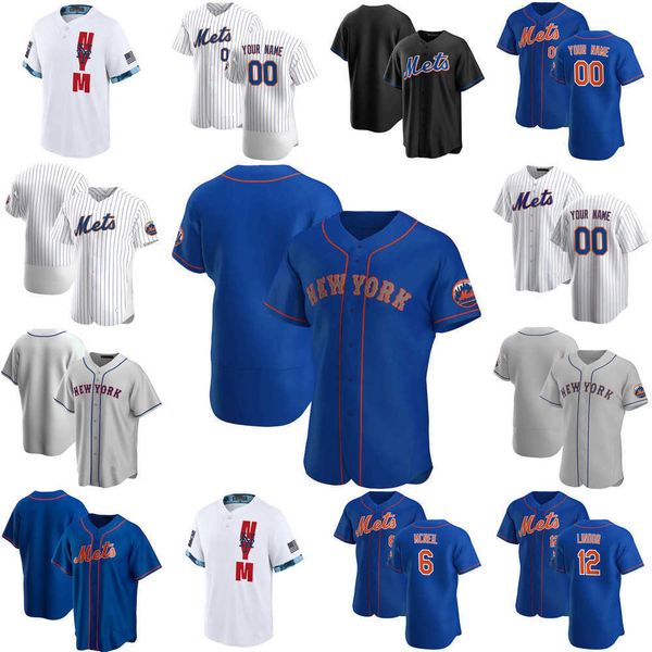 

baseball jerseys custom jersey new york''mets''mens women youth 31 mike piazza 20 pete alonso 12 francisco lindor 48 jac, Blue;black
