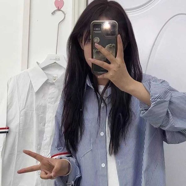 

luxury shirt designer thoms brownns blouse new tb college style shirt design sense small number double armband loose coat spring autumn men, White;black