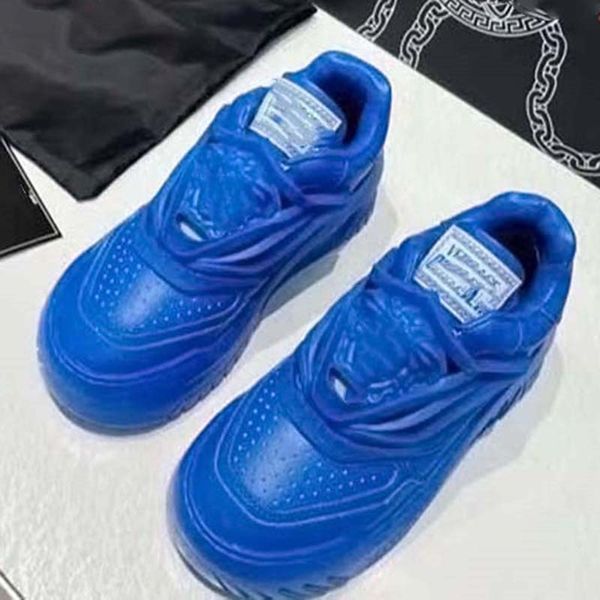 

odissea sneakers casual shoes men trainers thick greek soles triple black white multi-color 100% cattle leather 21