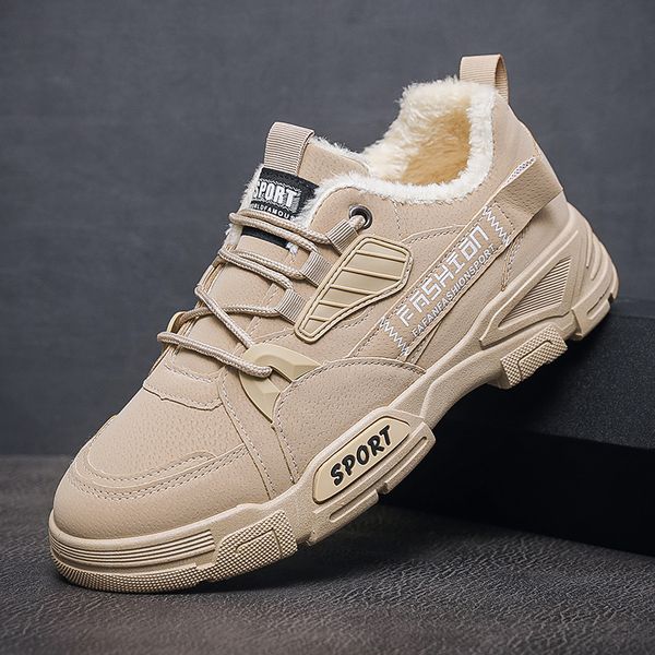 

martin designer shoes snow men sneakers fashion luxury winter smooth leather ankle half black white bordeaux platform outdoor fur shoes for