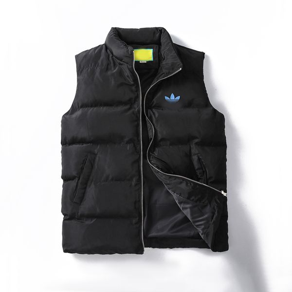 

fashion plaid vests down jacket vest keep warm mens stylist winter jacket men and women thicken outdoor coat essential cold protection size, Black;white