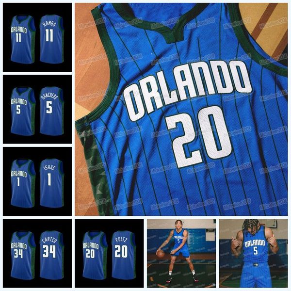 

orl 5 paolo banchero magics markelle fultz basketball jersey jonathan isaac wendell carter jr franz wagner cole anthony mo bamba ross gary h, Black;red