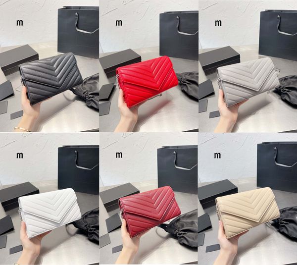 

fashion handbags luxurys designer bags metal chain gold silver women handbag genuine leather bag flip cover diagonal messenger crossbody eve