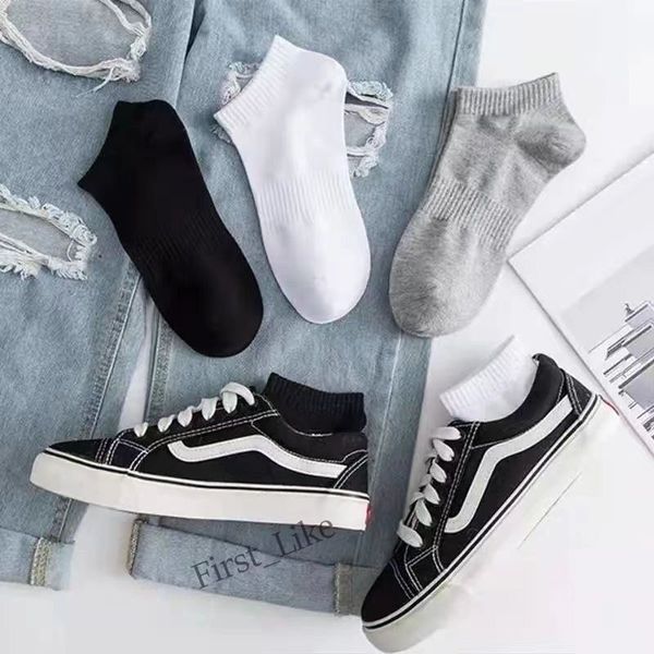 

cotton men's business socks all match leather shoes stockings simple pure color sport stockings designers pattern, Black