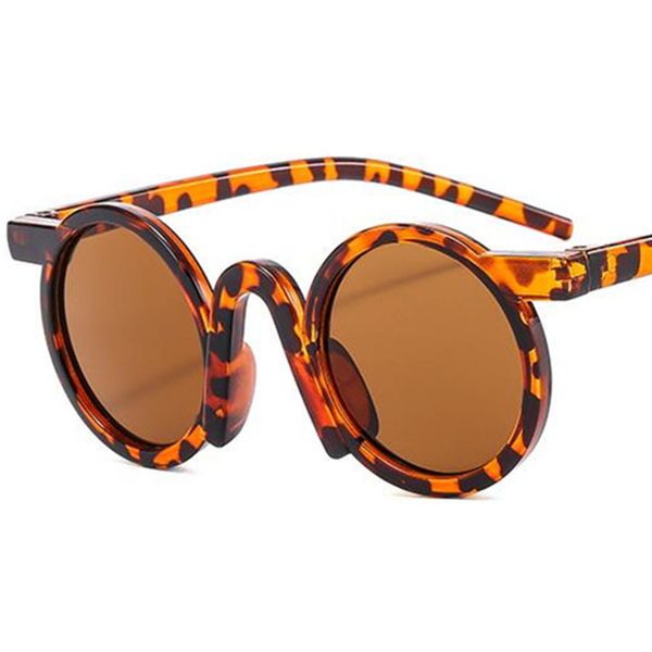 

children sunglasses fashion kids sun glasses round frame adumbral anti-uv spectacles retro eyeglasses ornamental, White;black
