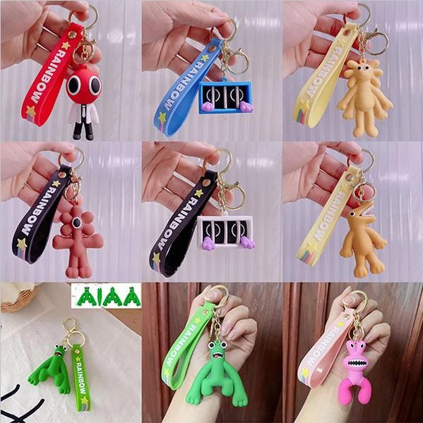 

rainbow friend silicone mini keychain decorative optional children's gift