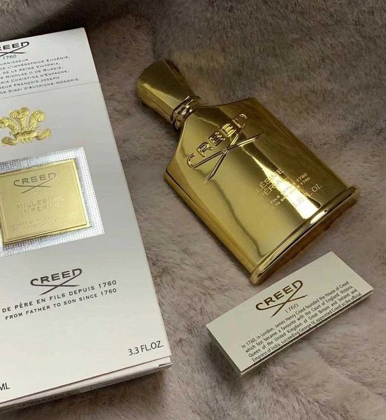 

creed imperial millesime perfume 100ml men gold bottle with long lasting high fragrance good qualit