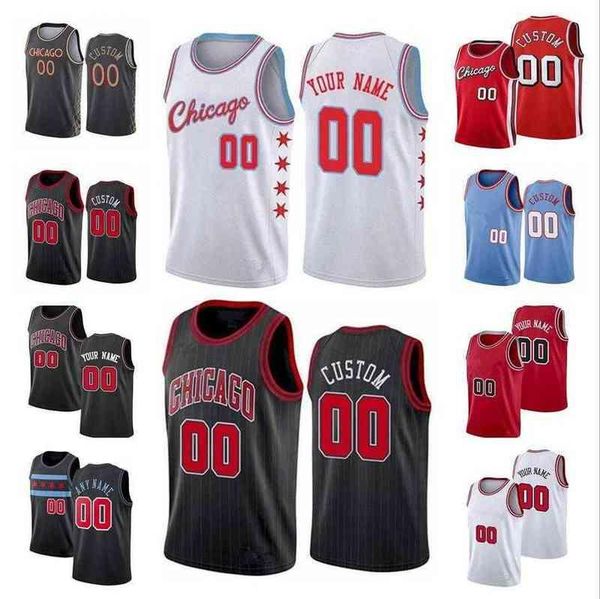 

lonzo 2 ball demar 11 derozan custom basketball jerseys 23 michael zach 8 lavine alex 6 caruso men t-shirt 75th anniversary chicagos jersey, Black;red