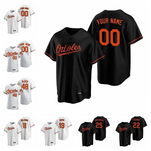 

custom college wear 15 chance sisco jersey womens stevie wilkerson 19 dave mcnally hanser alberto dylan bundy frank robinson baseball jersey, Black
