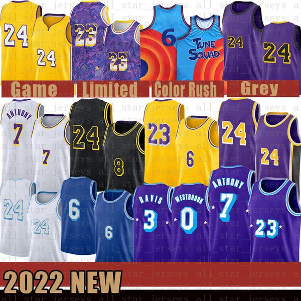 

basketball jerseys 24 0 3 lebron james carmelo anthony los angeles''lakers''kobe''bryant''mens 6 ant, Blue;black