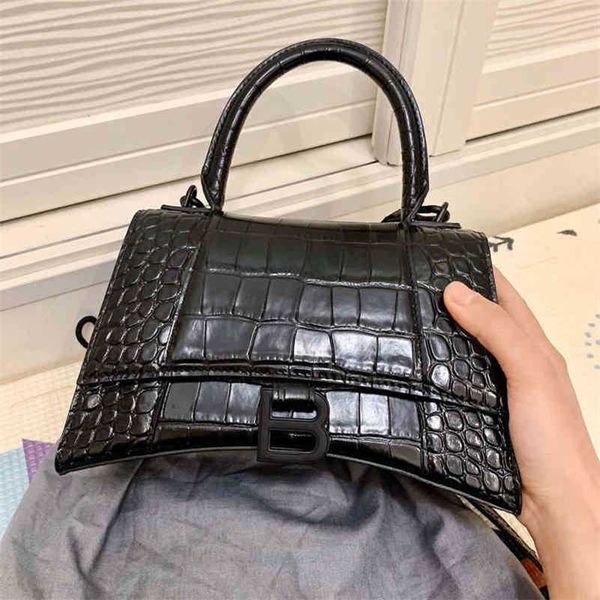

balenciga handbag french designer minority bag women's 2022 fashion high sense hourglass versatile single shoulder messenger crossbody