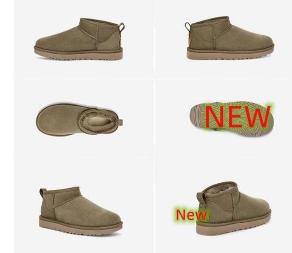 

women ultra mini snow boots slipper u f22 winter brand new designerpopular ankle sheepskin fur plush keep boots with gifts antelope reindeer, Black