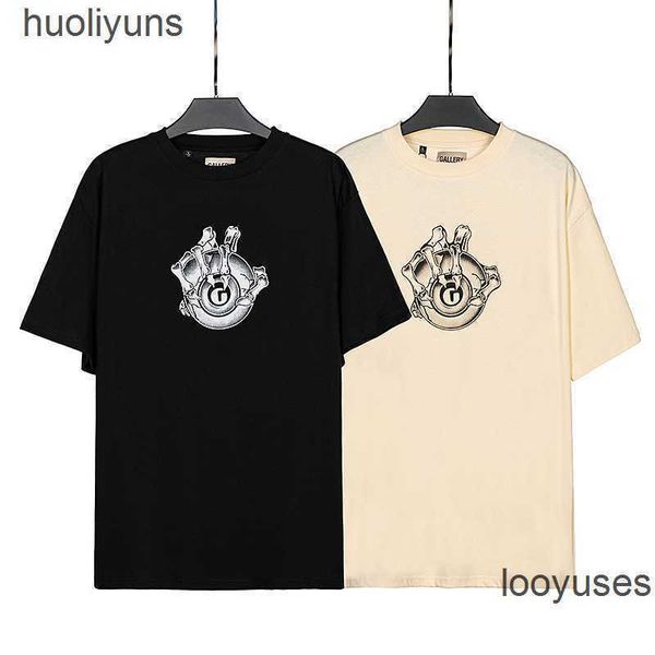 

tee shirt galleryes designer mens dept fashion t star men's high street fashion brand letter slogan printed round neck short sleeve t-s, White;black