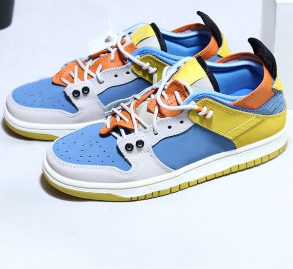 

low mens orange basketball shoes beige blue leather sneakers heel pull ring
