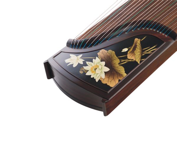 

guzheng 21 strings 163cm professional playing lotus pattern harp instrument