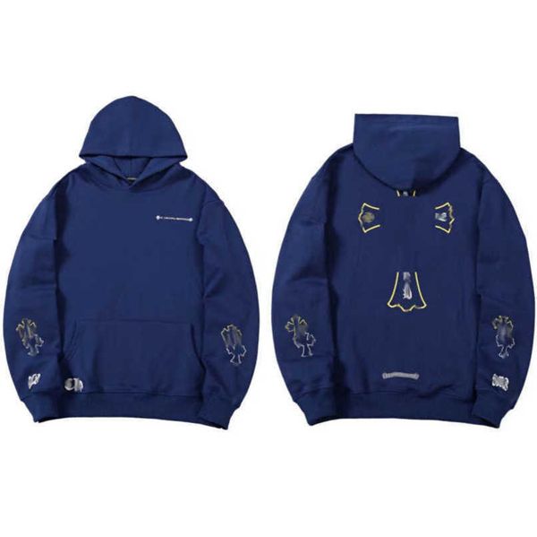 

mens luxury fashion sweatshirts ch designer hoodies zipper sanskrit graffiti hooded sweater cross pullover hoodie casual women coat sweatsh, Black