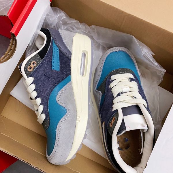 

athletic & shoes 87 elephant 1 kids toddler tartan atmos work 1s daisy pack maxs 87s air royal cushion sports sneakers, Black