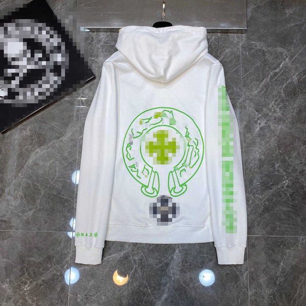 

men's hoodies sweatshirts clothing fleece 2022 and women's hoodie sweater fashion brand ch charity limited fluorescent green leath, Black