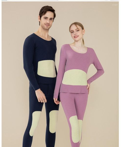 

women thermal underwear women men silk patch men's long johns set pair of leggings, Black;pink