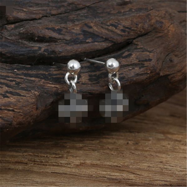 

crosses dangle stud 925 sterling silver earrings gothic punk hip-hop hand-made designer vintage jewelry accessories gift