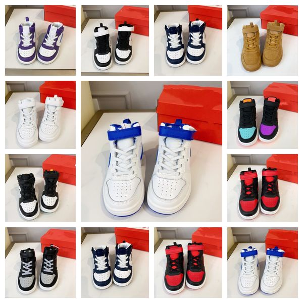 

kids children airforces 1s running shoes boys girls af1s sportswear shoes mid thebaby toddlers casual shoe skateboard skate outdoor trainers