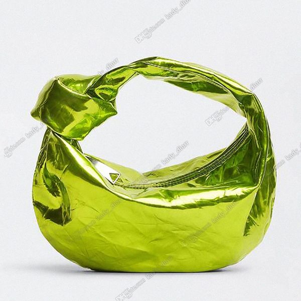 

bottegas venetta bag mini jodie handbags evening shoulder bag chlorophyll metalized crinkle leather handle bag designer luxury clutch zipper
